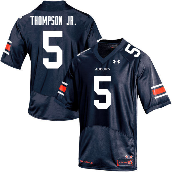 Auburn Tigers Men's Chris Thompson Jr. #5 Navy Under Armour Stitched College 2020 NCAA Authentic Football Jersey DMZ4774MK